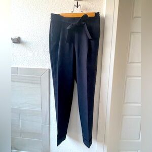 Massimo Dutti tapered belted pants